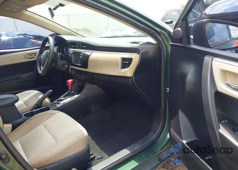 2014 Toyota Corolla Le z USA, uszkodzony, nr VIN 2T1BURHE9EC142426